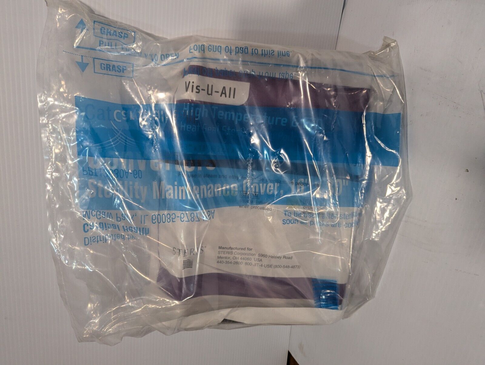 Steris 06-A03631TPP VIS-U-ALL High Temp Maintenance Cover  - Free Shipping