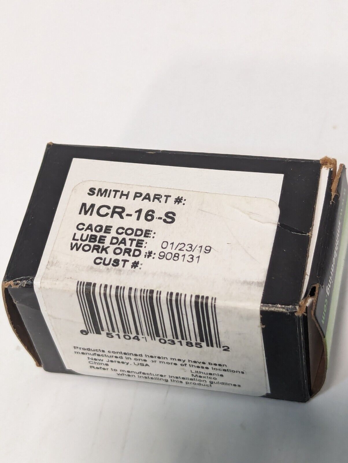 ABC Smith Bearing MCR-16-S Cam Follower - Free Shipping