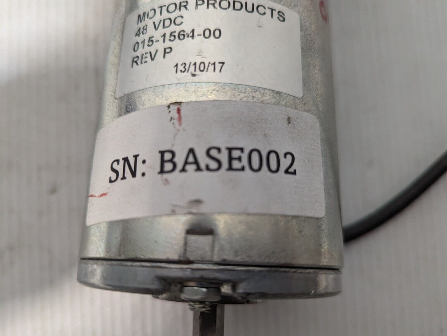 Base Actuator Kit with Motor Part, 015-1564-00, Rev P - Free Shipping