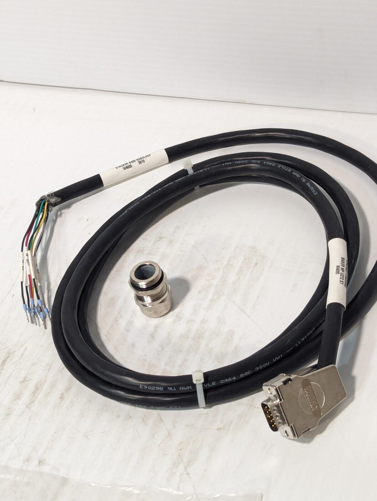 Turck 13078 Resolver Cable Assembly, W4005, U2-16482, 173K355G03 - Free Shipping