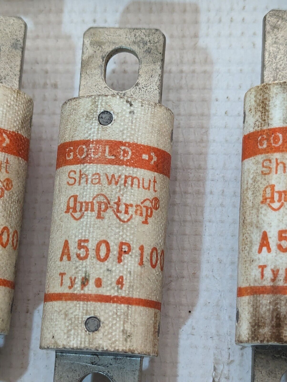 Gould Shawmut A50P100 Fuse, Type 4 Amptrap, 100A, 500V - Free Shipping