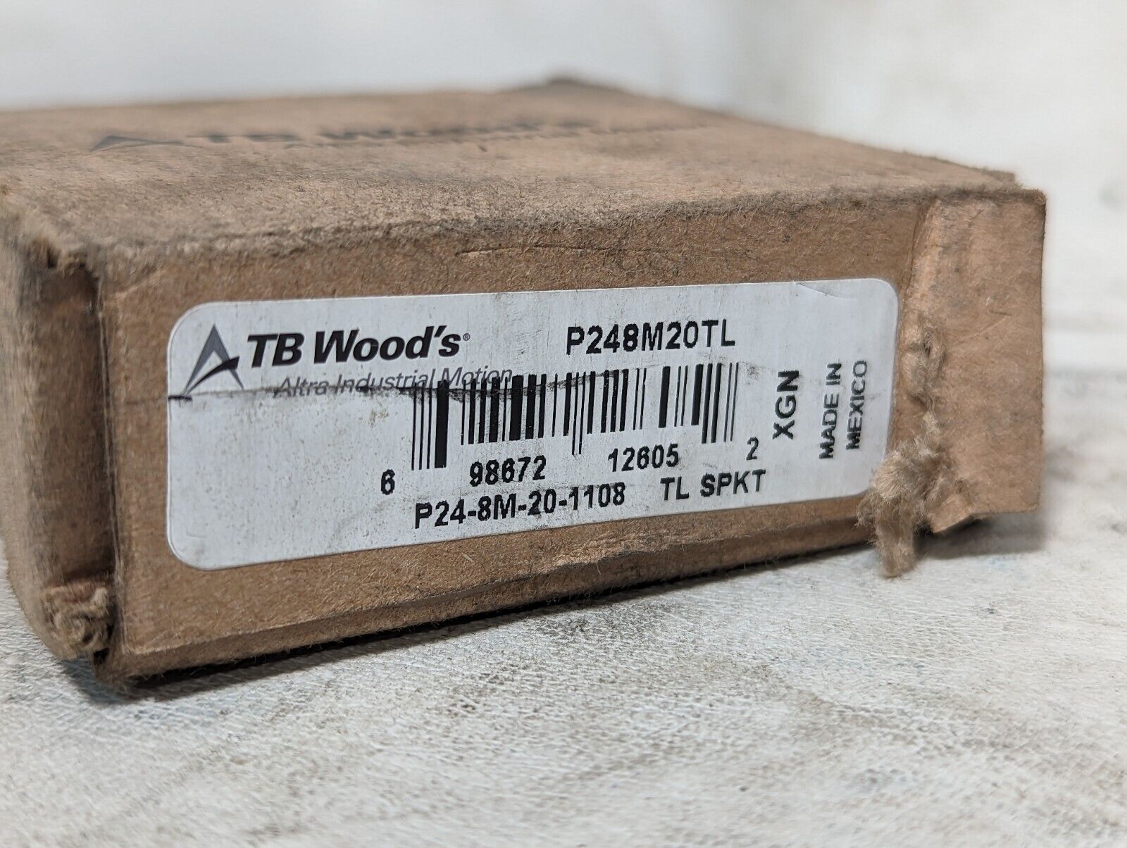 TB Woods (Altra) P248M20TL P24-8M-20-1108 TL SPKT Taper-Lock sprocket, 20mm belt