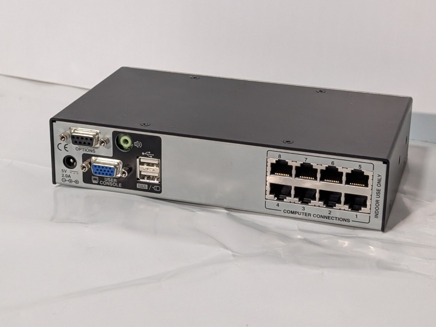 Adder Adderview CATX1000 AVX1008 1x8 KVMA Switch with Power Supply