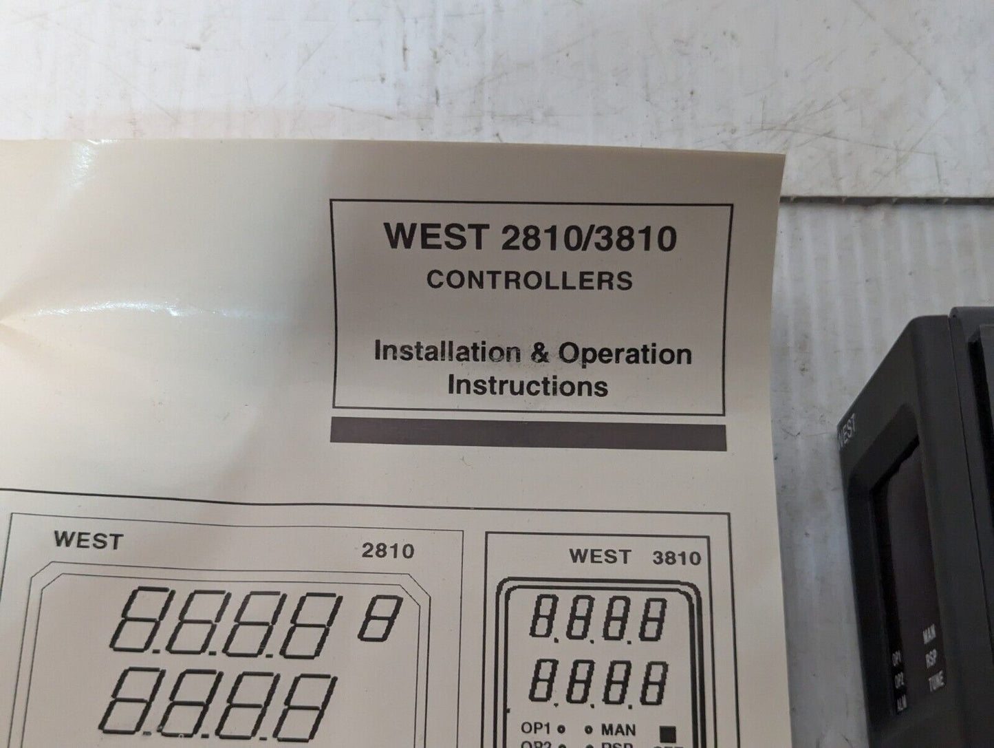 West Instruments M3810 L02 T1418 00 H10 Temperature Controller - Free Shipping