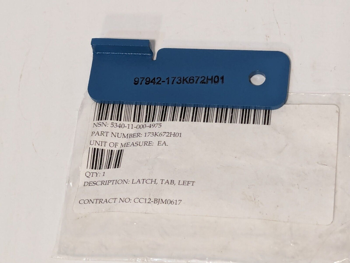 Tab Latch (Left) 5340-11-000-4975 173K672H01 - Free Shipping
