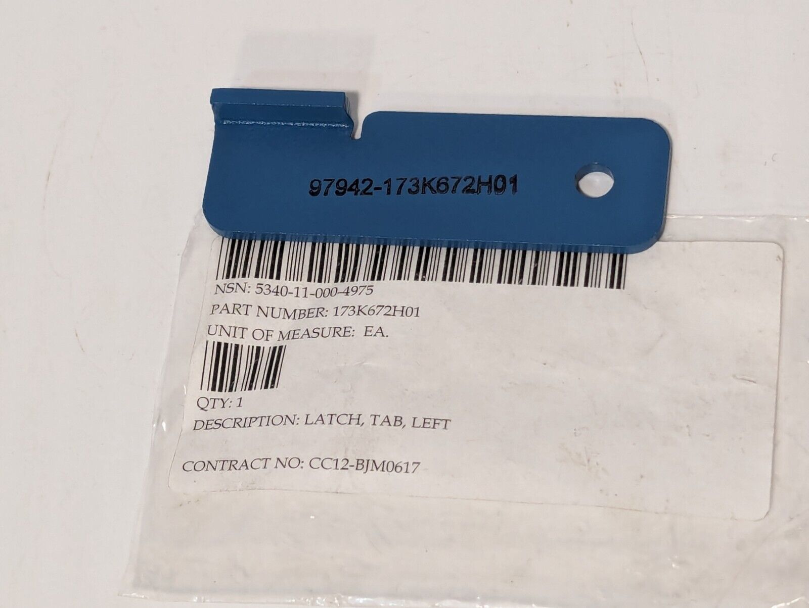 Tab Latch (Left) 5340-11-000-4975 173K672H01 - Free Shipping