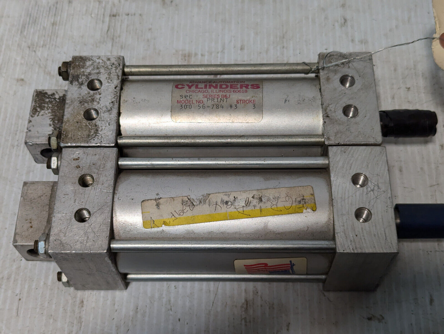 Advanced Automation Cylinder 300 56-784 #3 stroke 3 B&J -Free Shipping
