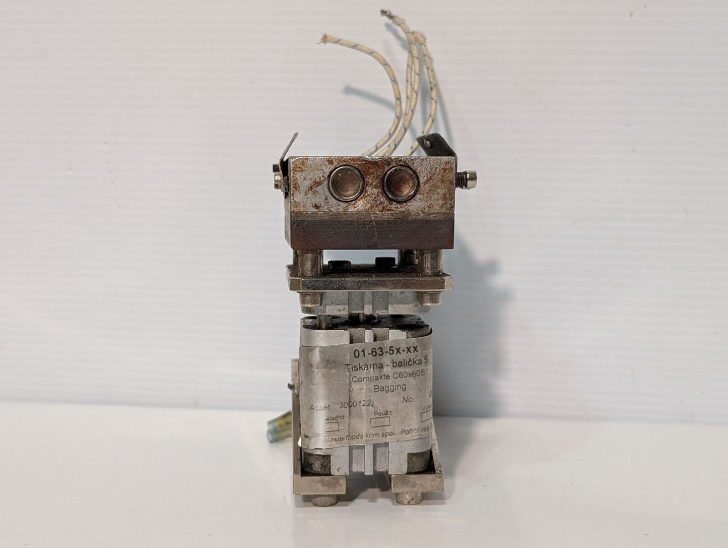 Unidentified 01-63-5x-xx Industrial Printing Machine Assembly Component