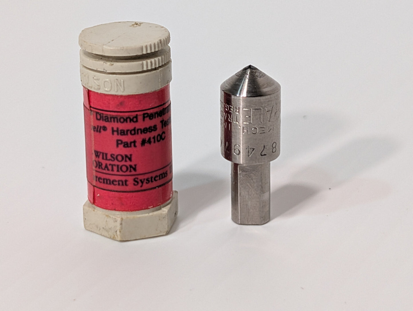 Wilson Brale Diamond Penetrator & 1/16" Ball Chuck for Rockwell Hardness Tester