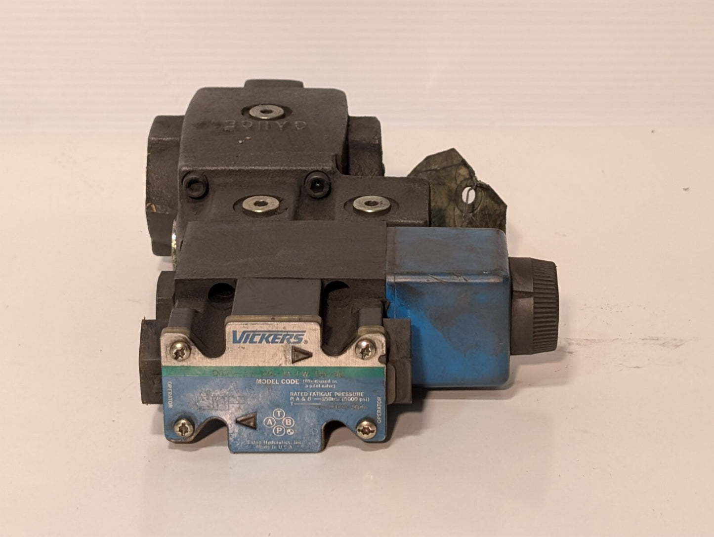 Vickers CT5 062A CV 1FW 5100 Solenoid Controlled Relief Valve 500-2000psi