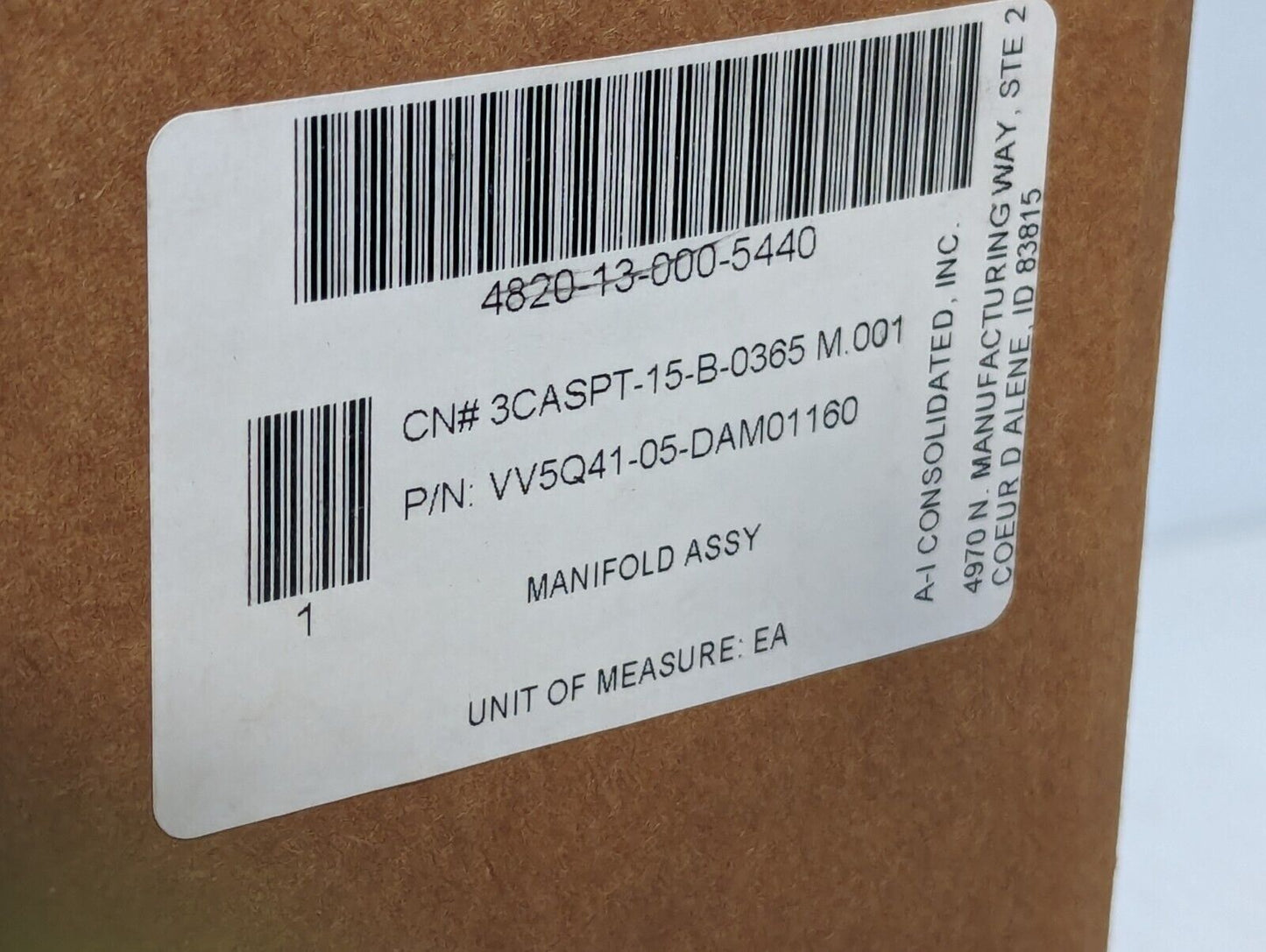 SMC VV5Q41-05-DAM01160 Manifold Assembly with 5 Solenoid Valves - Free Shipping