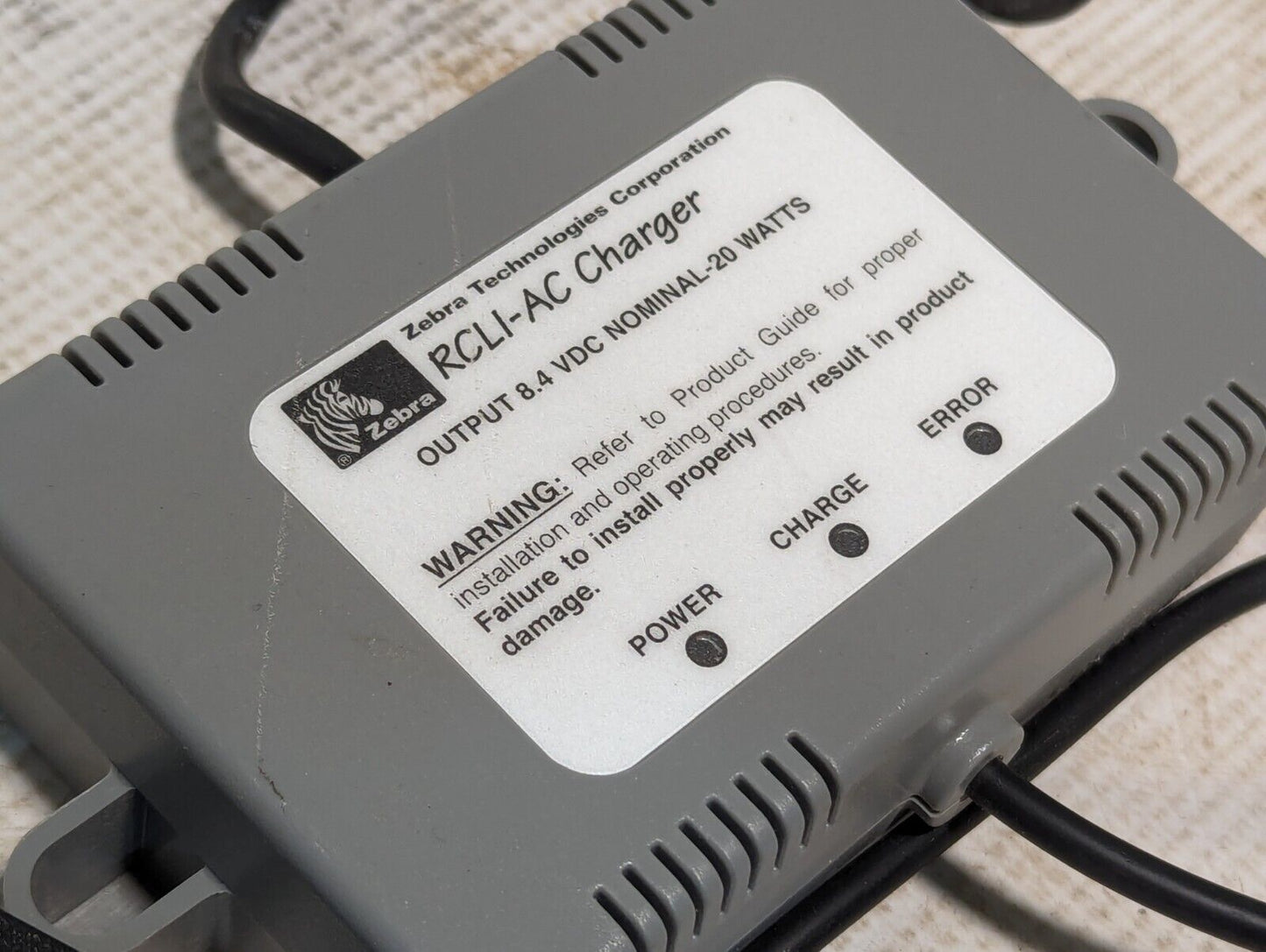 Zebra Tech RCLI-AC Charger 8.4VDC-20Watts Japan - Free Shipping