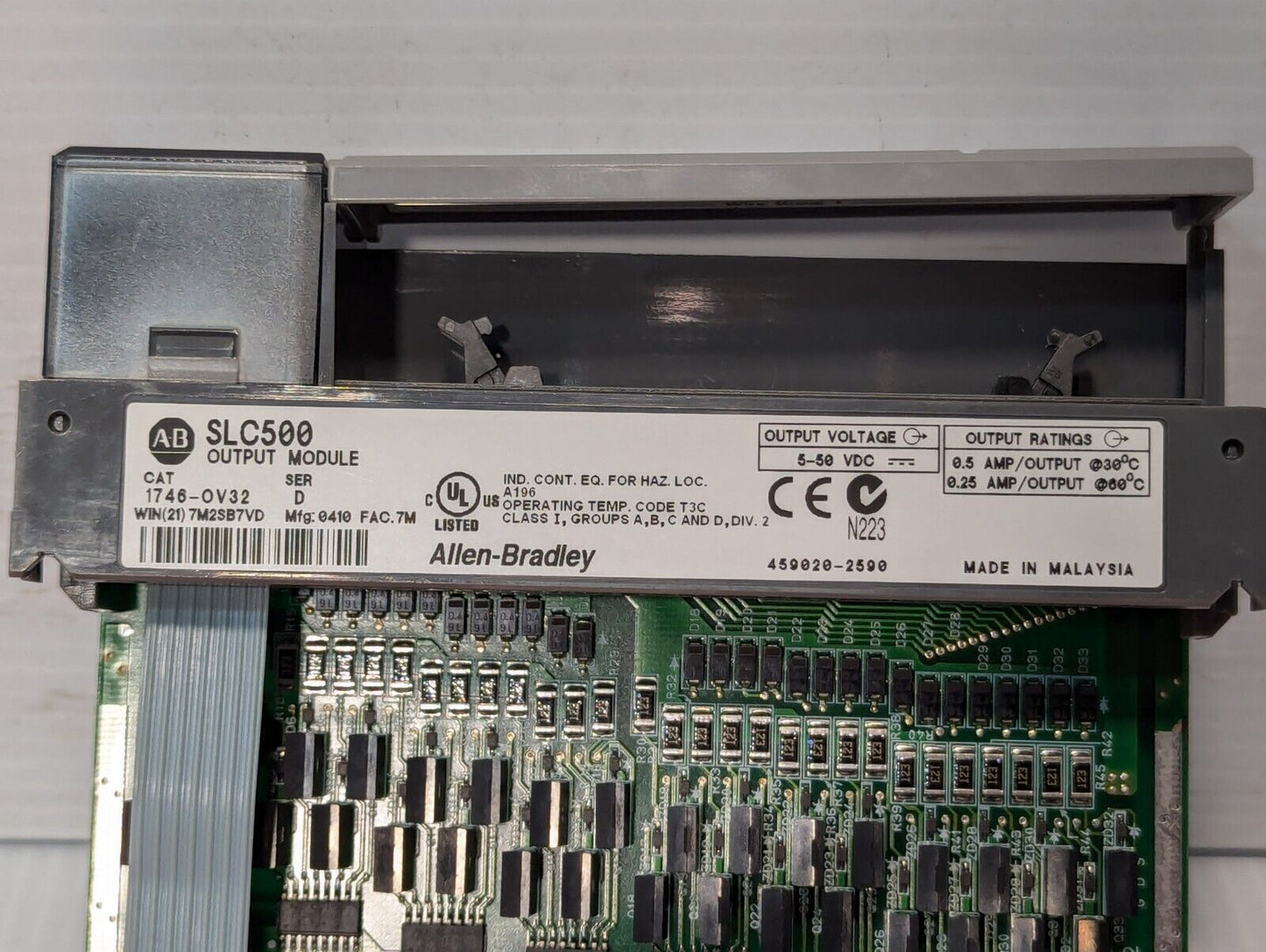 Lot of 5 Allen Bradley 1746-OV32/D SLC 500 32-Channel DC Output Module-Free Ship