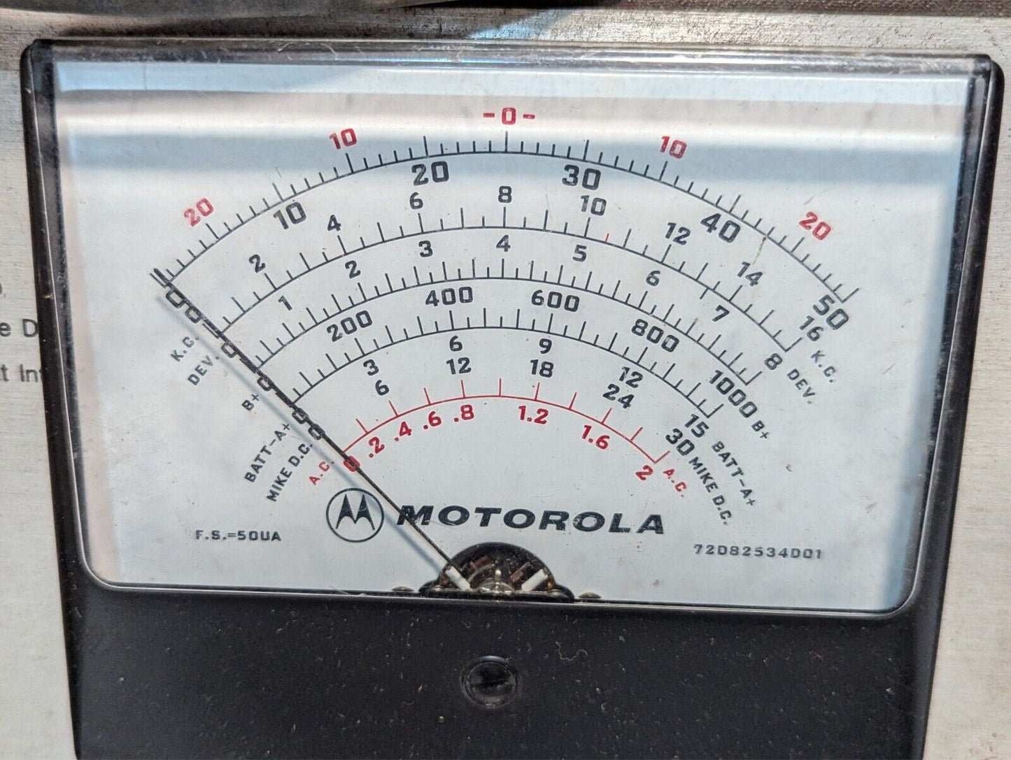 Vtg Motorola Portable Test Set S1056B 57A/58A/59A Original Latch Box - Free Ship