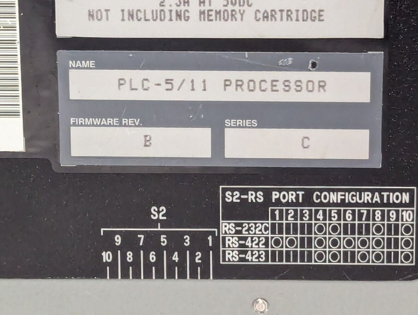 Allen Bradley 1785-L11B C PLC-5/11 Processor C Module - Free Shipping+Returns