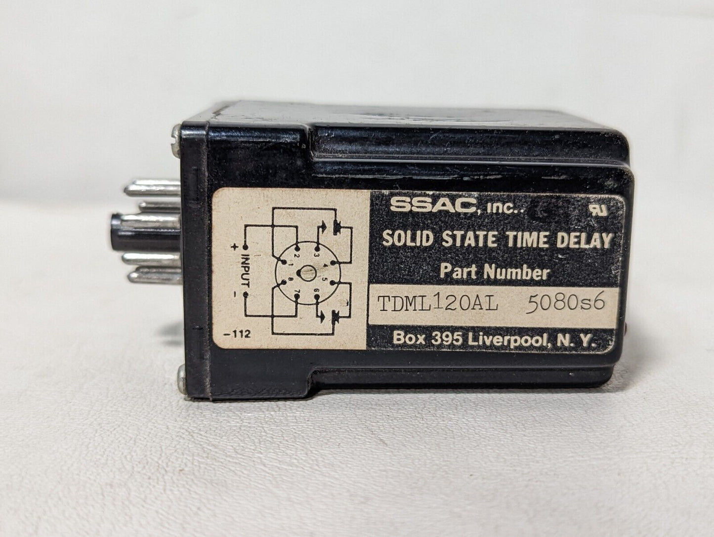 SSAC time delay relay TDML120AL, Digi-Set