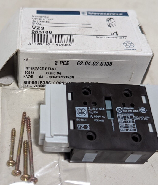 Telemecanique VZ3 055188 main contact