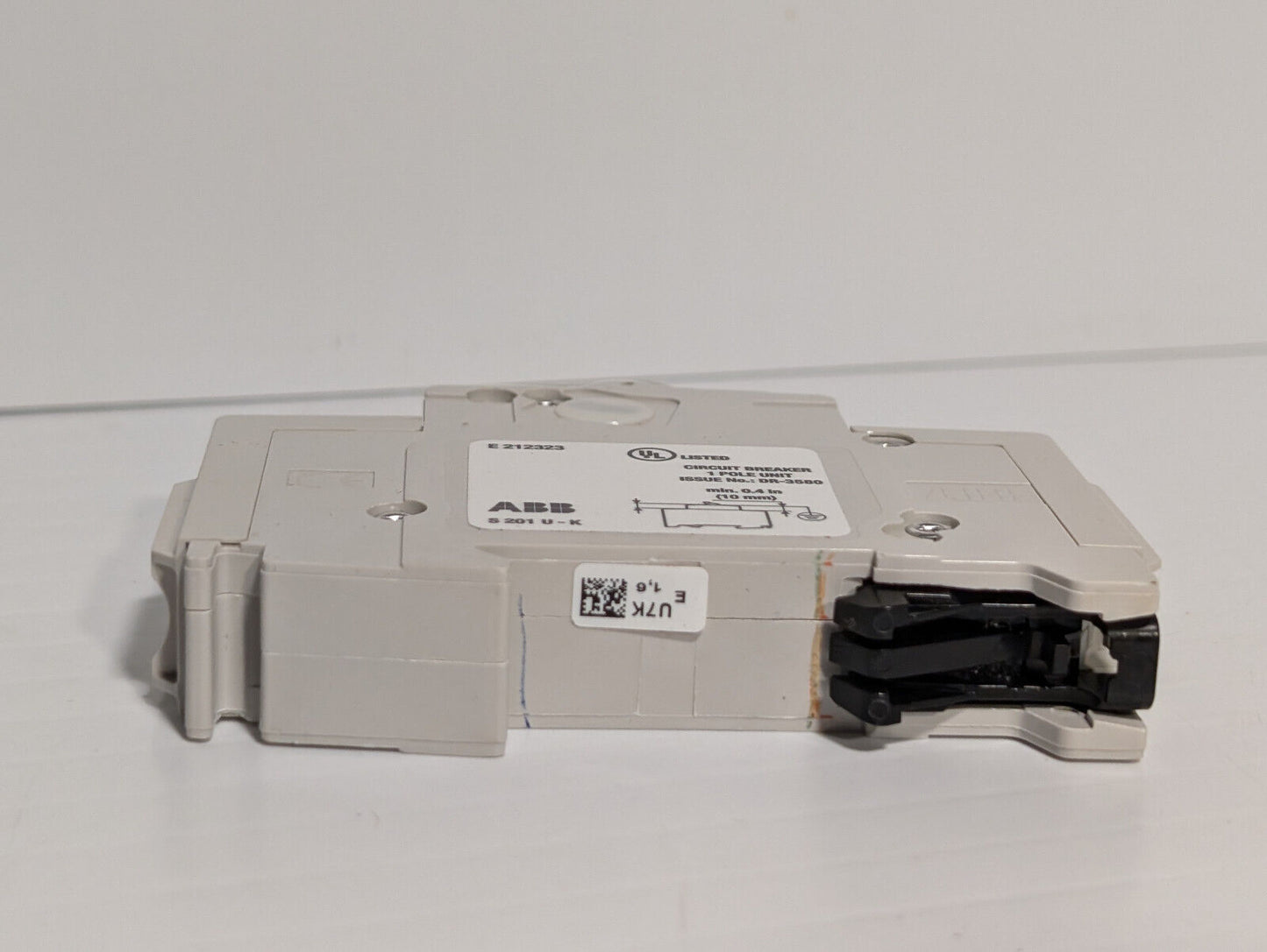 ABB S201U-K1,6 Circuit Breaker, 162K852H01, 1-Pole, 240 VAC, 50/60Hz, E212323