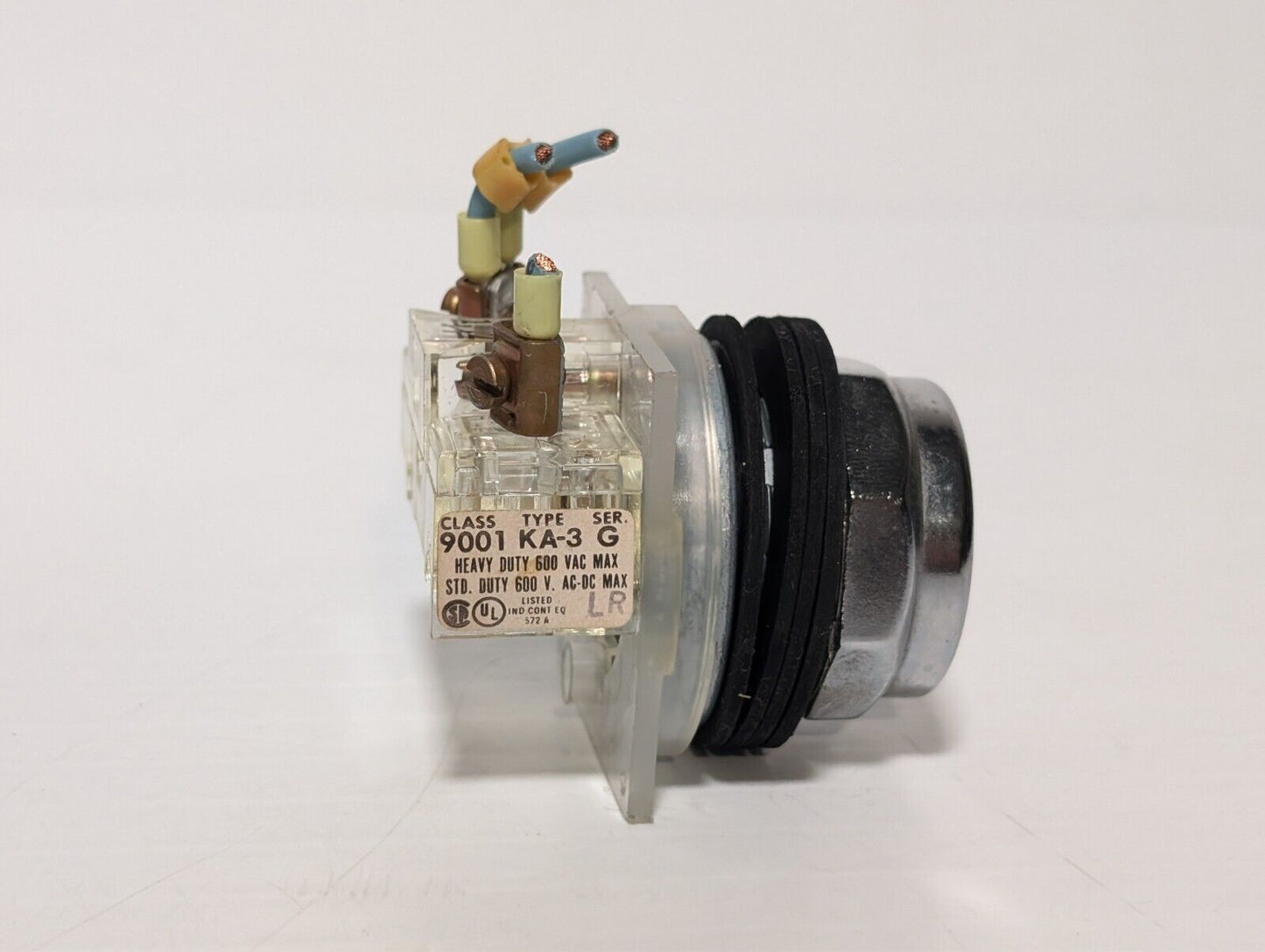 (3) Square D 9001 KA-3 Ser G Push Button Switch 600VAC, Used, USA