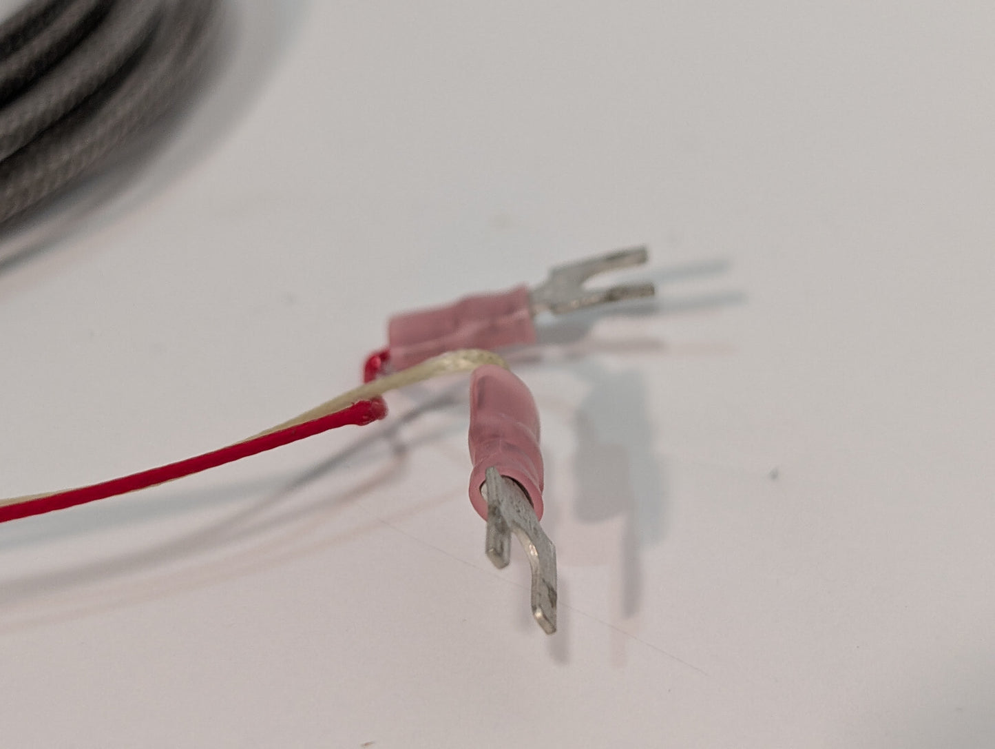 Watlow 70XJSUB130B Ring Terminal Tube Wire Thermocouple, Clamco 206-30, 3330-058