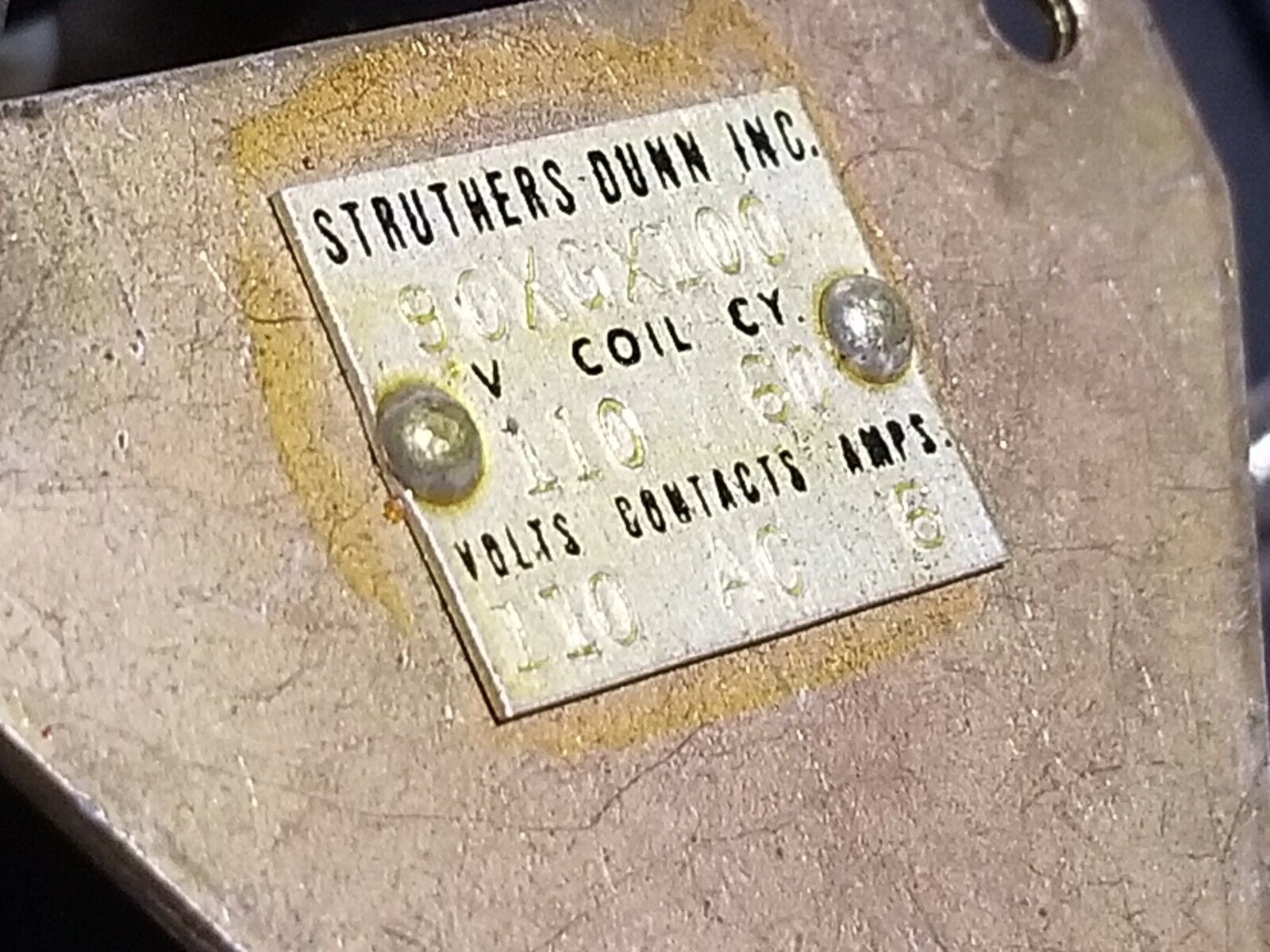 Struthers-Dunn 90XGX100 relay