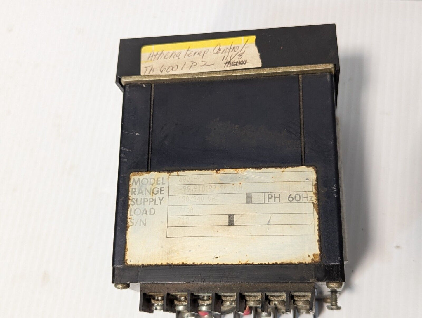 (3) Athena Controls 6001-P2 Temperature Control Module, -99.9-199.9 F-Free Ship