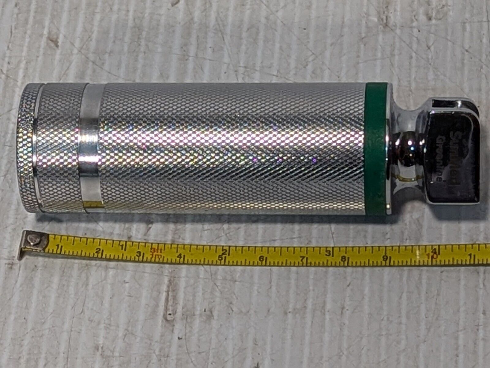 SunMed GreenLine Reusable Laryngoscope Handle, LED - Free Shipping