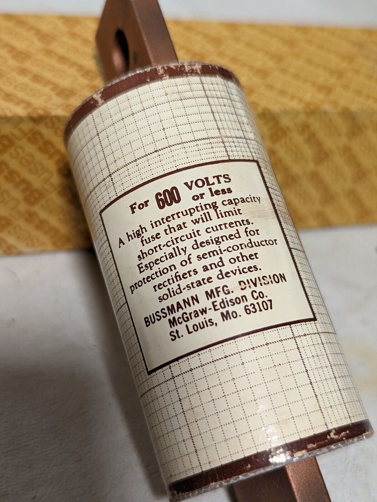 Bussmann KBC400 TRON rectifier fuse, 400A, 600V or less