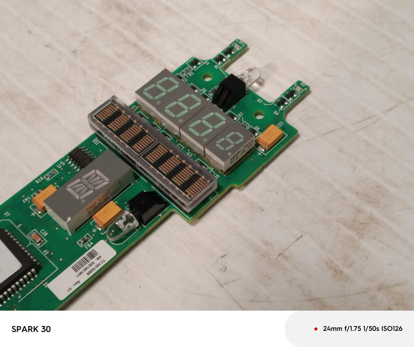 Alaris TC10010208 Display Board for Alaris 8100