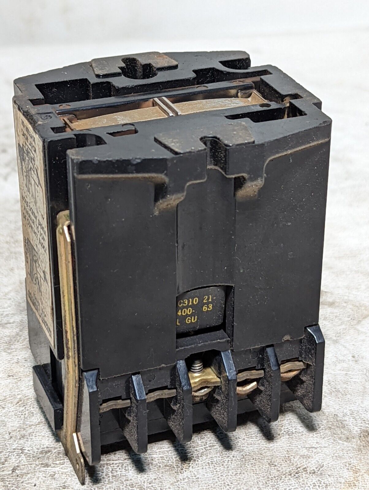 Square D 8501GO40 control relay, 110/120VAC coil, 8501G040