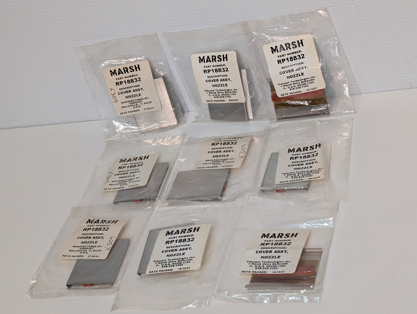 Videojet RP18832 Cover Assembly Nozzle for Marsh Hi Res Ink Jet System