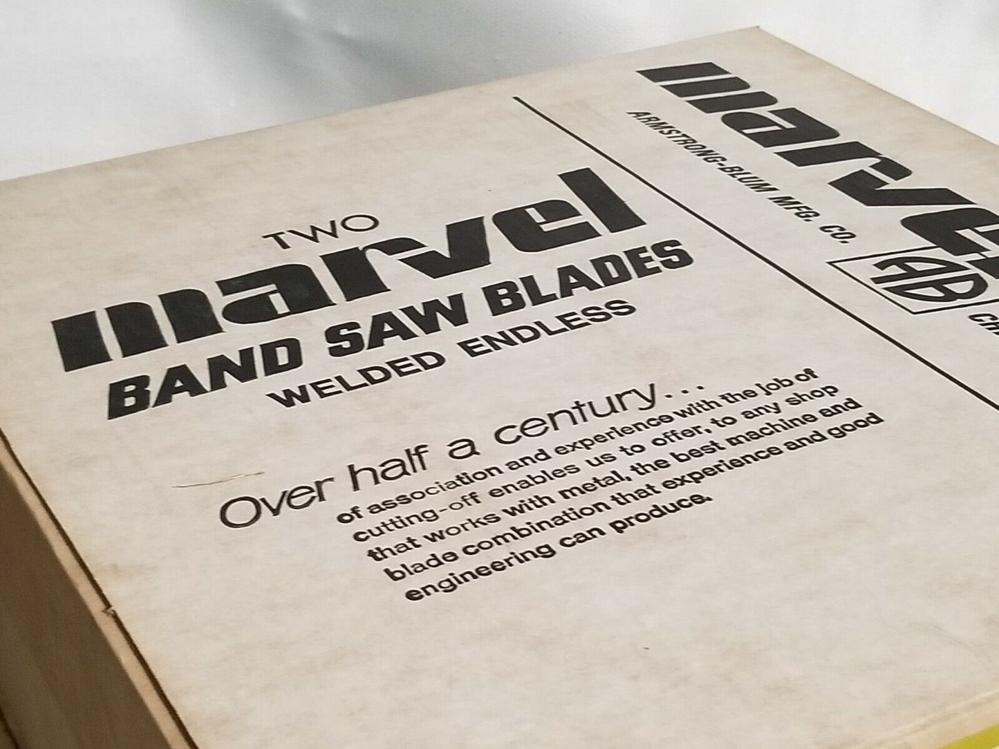 Marvel Hard Back Carbon Steel Band Blades, 8 IL teeth per In, .32 gauge