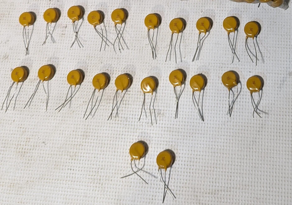 Lot of 500 DD60-751 Ceramic Disc Capacitor, 750pf, 6KV - Free Shipping
