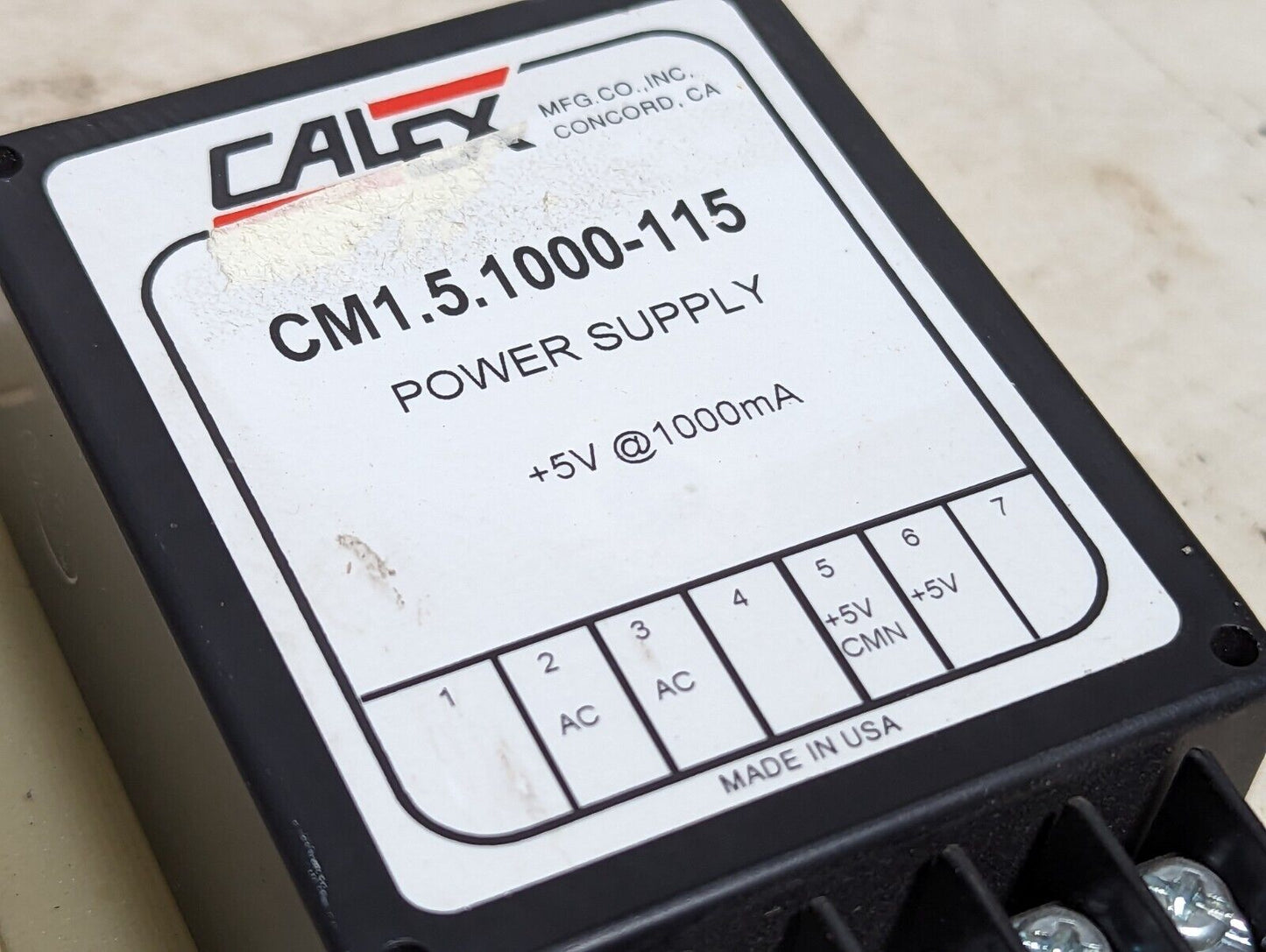 Calex CM1.5.1000-115 power supply, +5V@1000mA