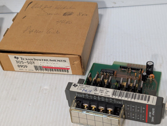 Texas Instruments 305-50T output module, 24VDC, 5-28VDC, 0.5A - Free Shipping