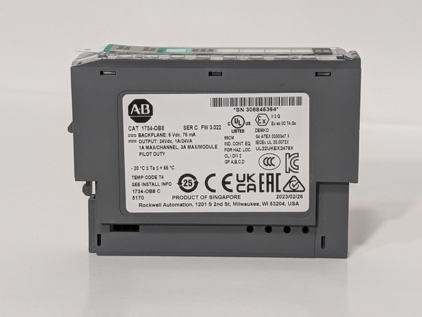 Allen Bradley 1734-OB8 Ser C Point I/O 8 Point Digital Output Module