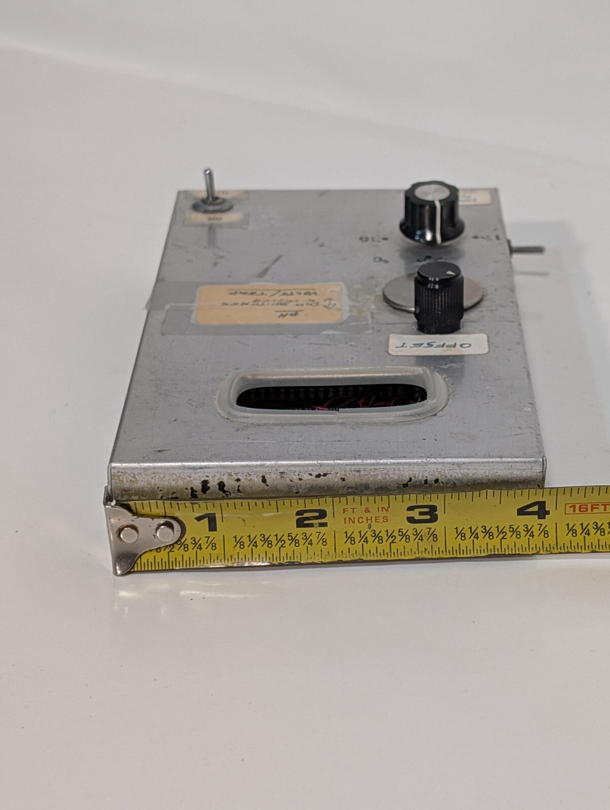 Unidentified Control Panel Box Offset Dial, pH Dip Switches, Volts/ Temp, Toggle