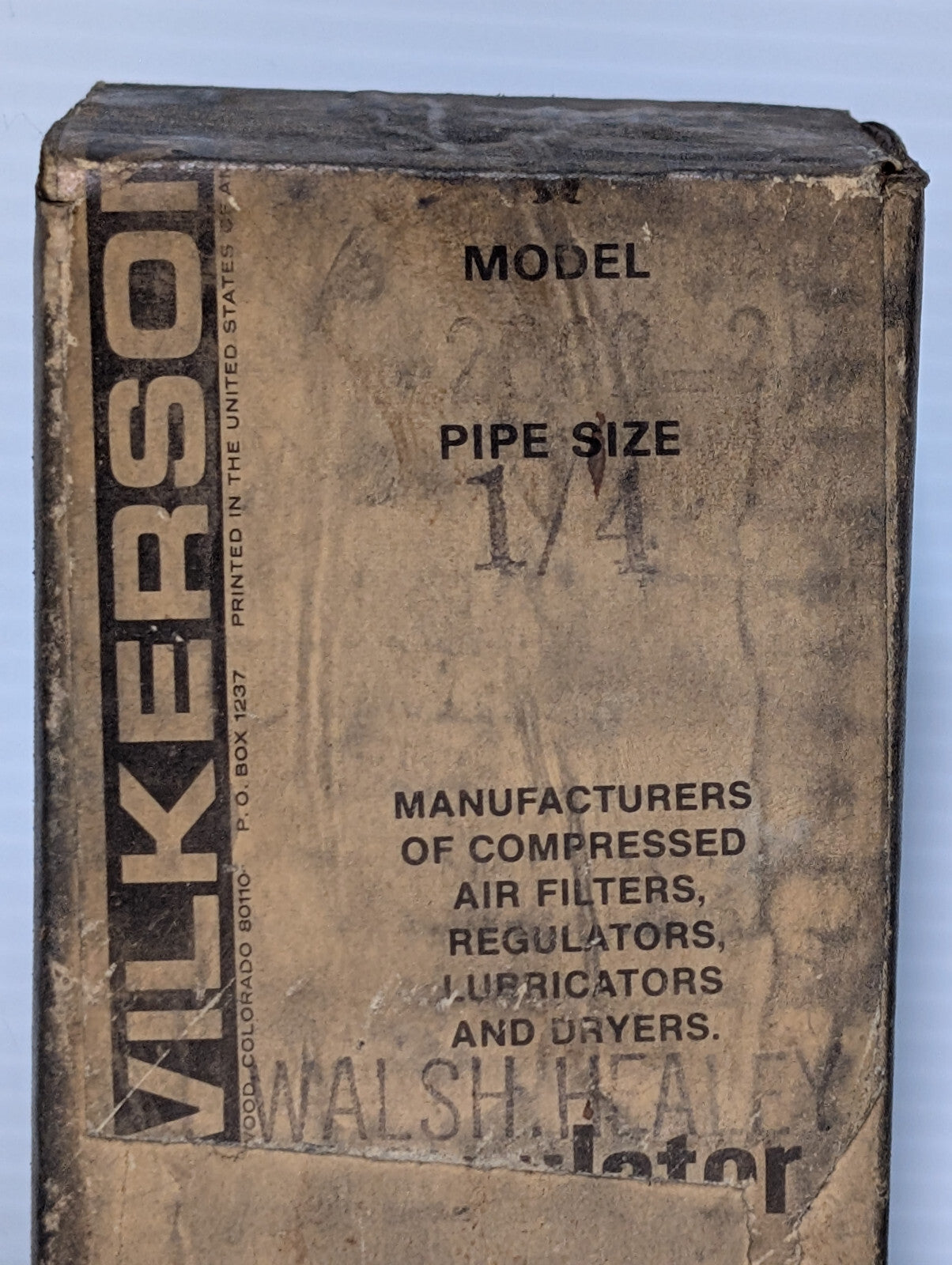 Wilkerson D2002-2 Air Pressure Regulator, Pipe Size 1/4