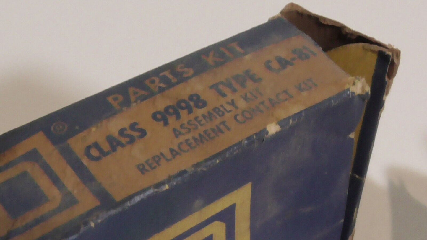 Square D Parts Kit Replacement Contacts Class 9998 Type CA-81 9998 CA-81