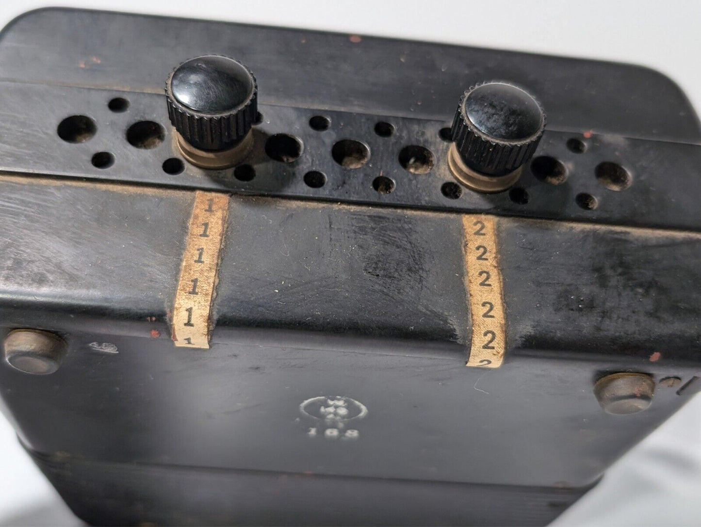 Weston 901 DC milliammeter, 0-1000mA, with probes and leather handle as pictured
