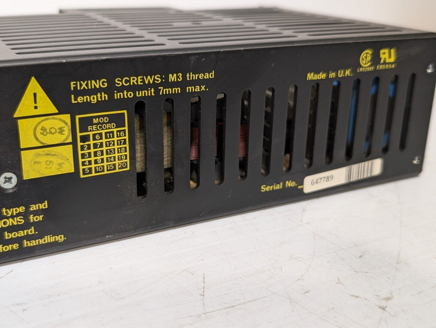 Weir SMM 200 NT-M23 Power Supply Assembly