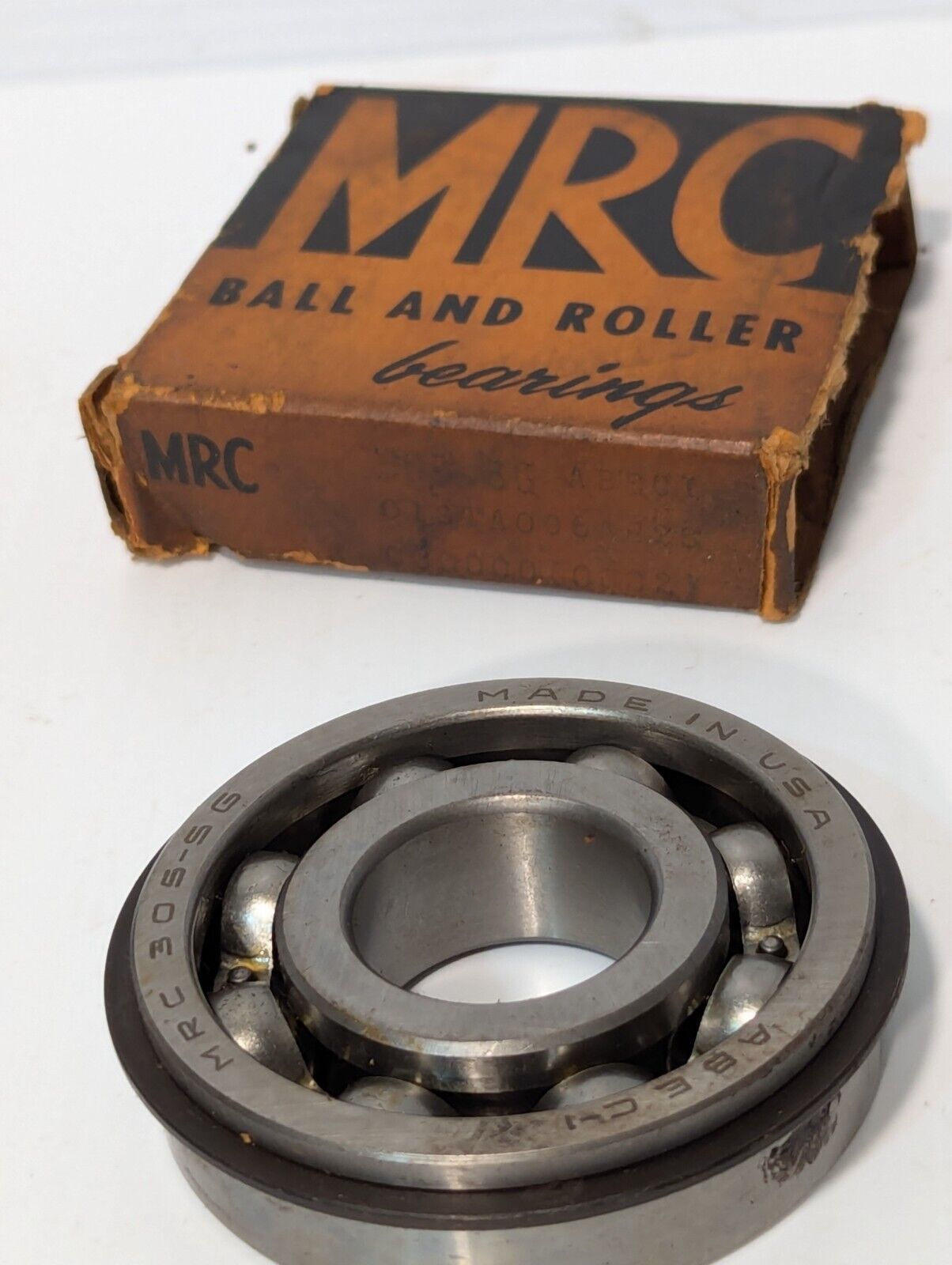 MRC 305SGABEC1 Single Row Ball Bearing, Bore: 25mm, OD: 62MM, Width: 17mm