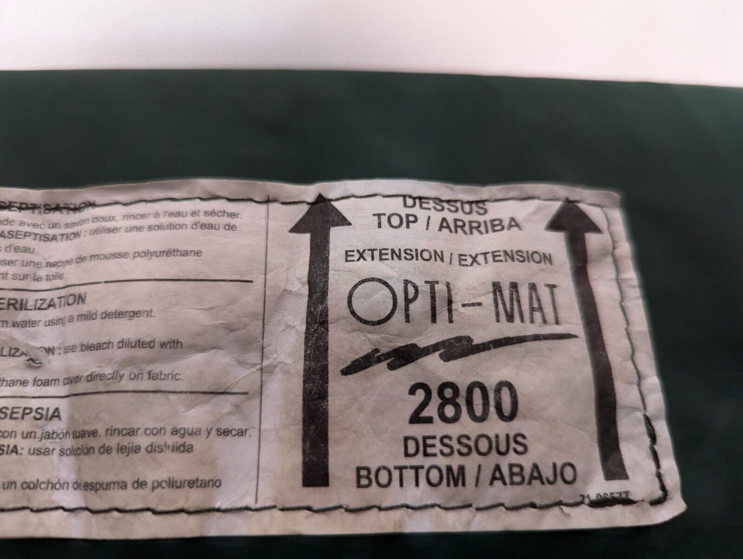 Stryker Opti-Mat 2800 35x6x4 Lateral Patient Transfer System Cushion - Free Ship