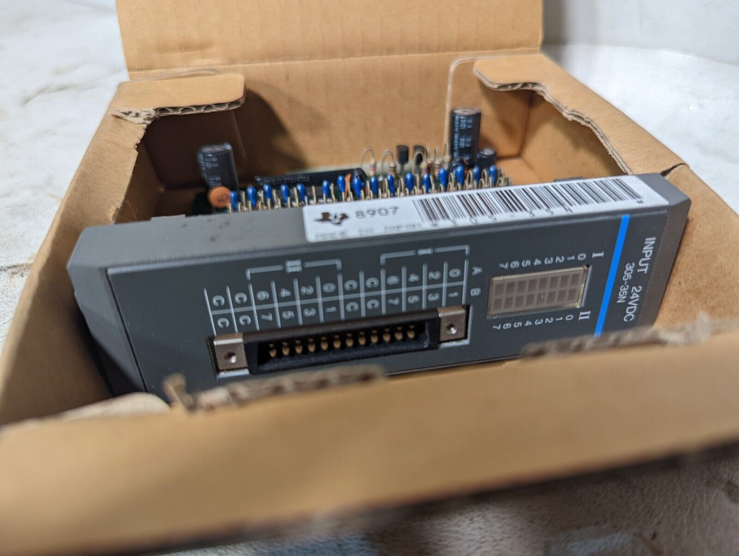 Texas Instruments 305-35N input module, 24VDC, 8907