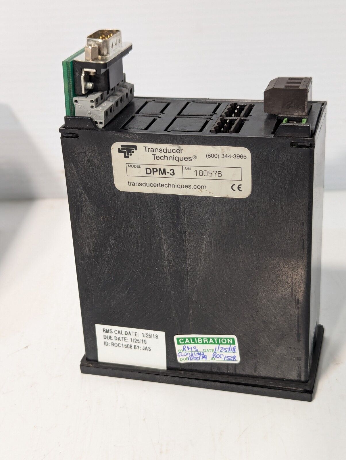 Transducer Techniques DPM-3 digital panel meter, load cell display-Free Shipping