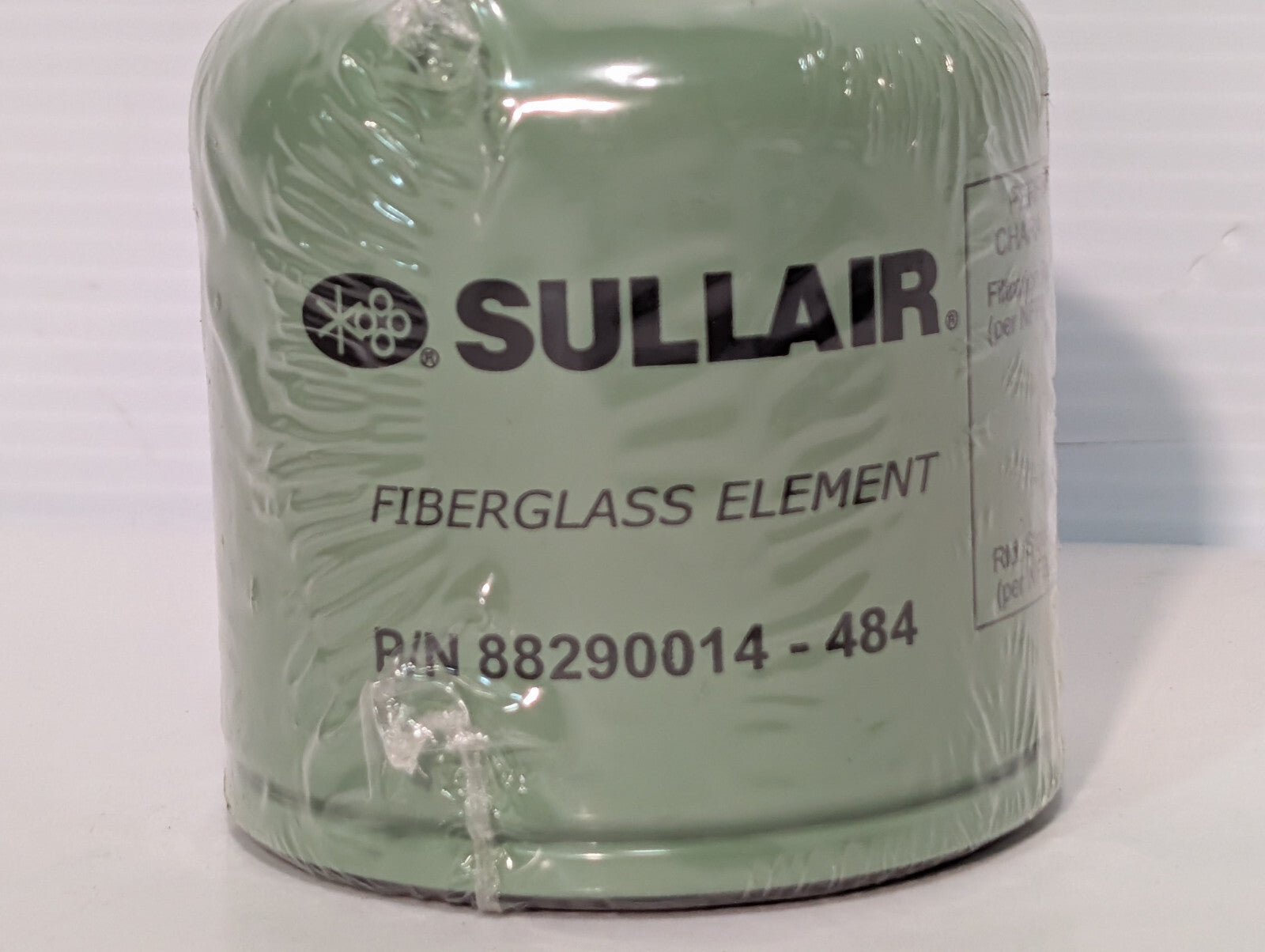 Sullair 88290014-484 Fiberglass Filter Element, Spin-On Assembly