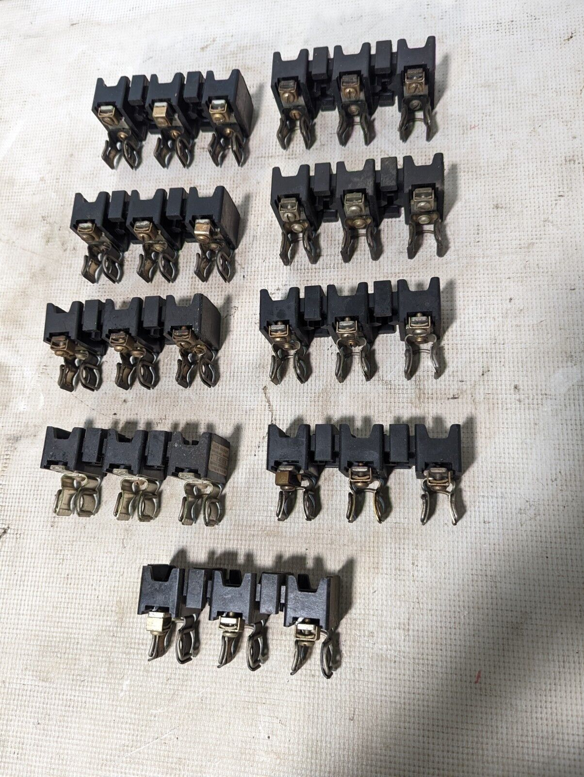 Lot of 4 Allen-Bradley X-401978 Fuse Holder, 30a, 600v Max, 3-Pole - Free Ship