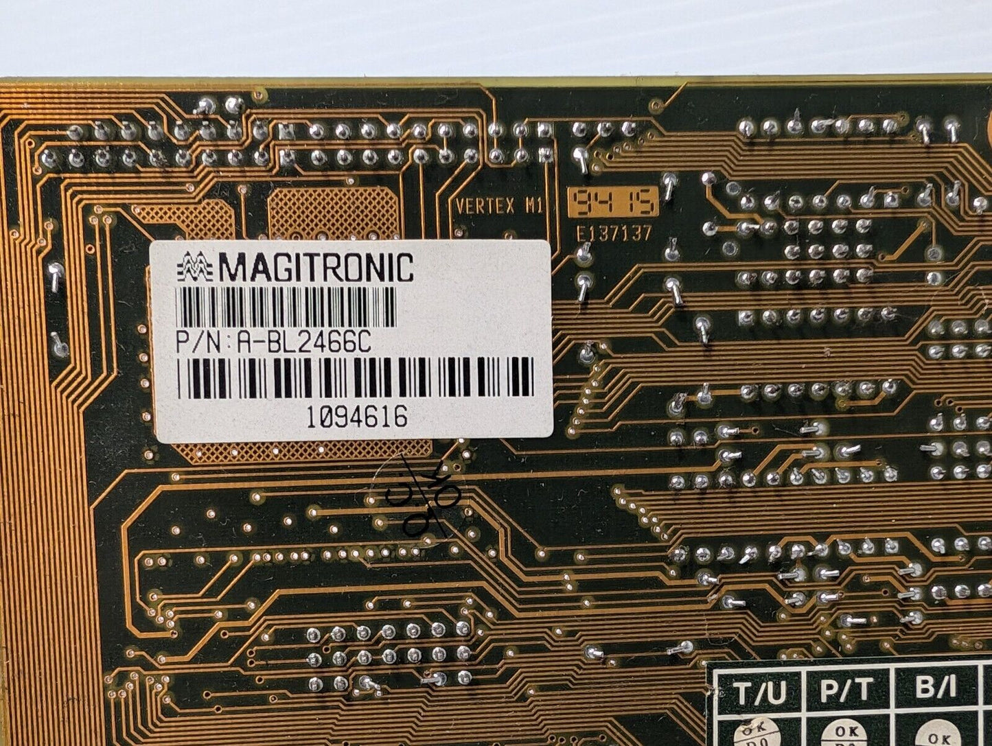 Vintage Magitronic A-BL2466C 486-GVT-2 Desktop Motherboard-Free Shipping
