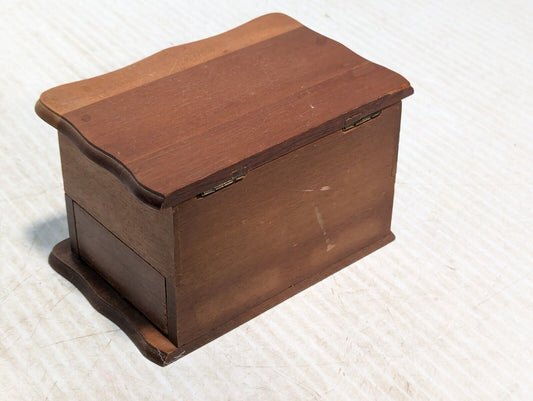 Tony's Vintage Wooden Music Box parts as shown, incomplete - Free Shipping
