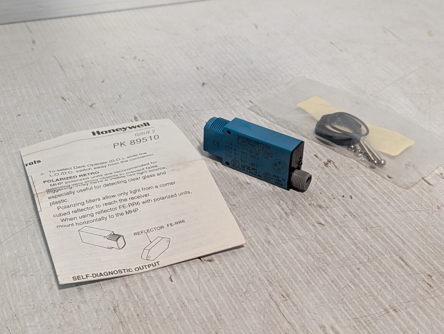 Honeywell MHP-TLE30Q Photoelectric Sensor Switch, Micro Switch - Free Shipping